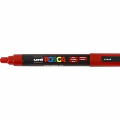 Posca tusser, stregtykkelse: 2,5 mm, PC-5M , red, medium, 1stk.