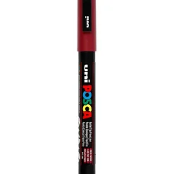 Posca tusser, stregtykkelse: 0,9-1,3 mm, PC-3M , red wine, fine, 1stk.