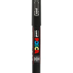 Posca tusser, stregtykkelse: 0,7 mm, PC-1M , black, extra-fine, 1stk.