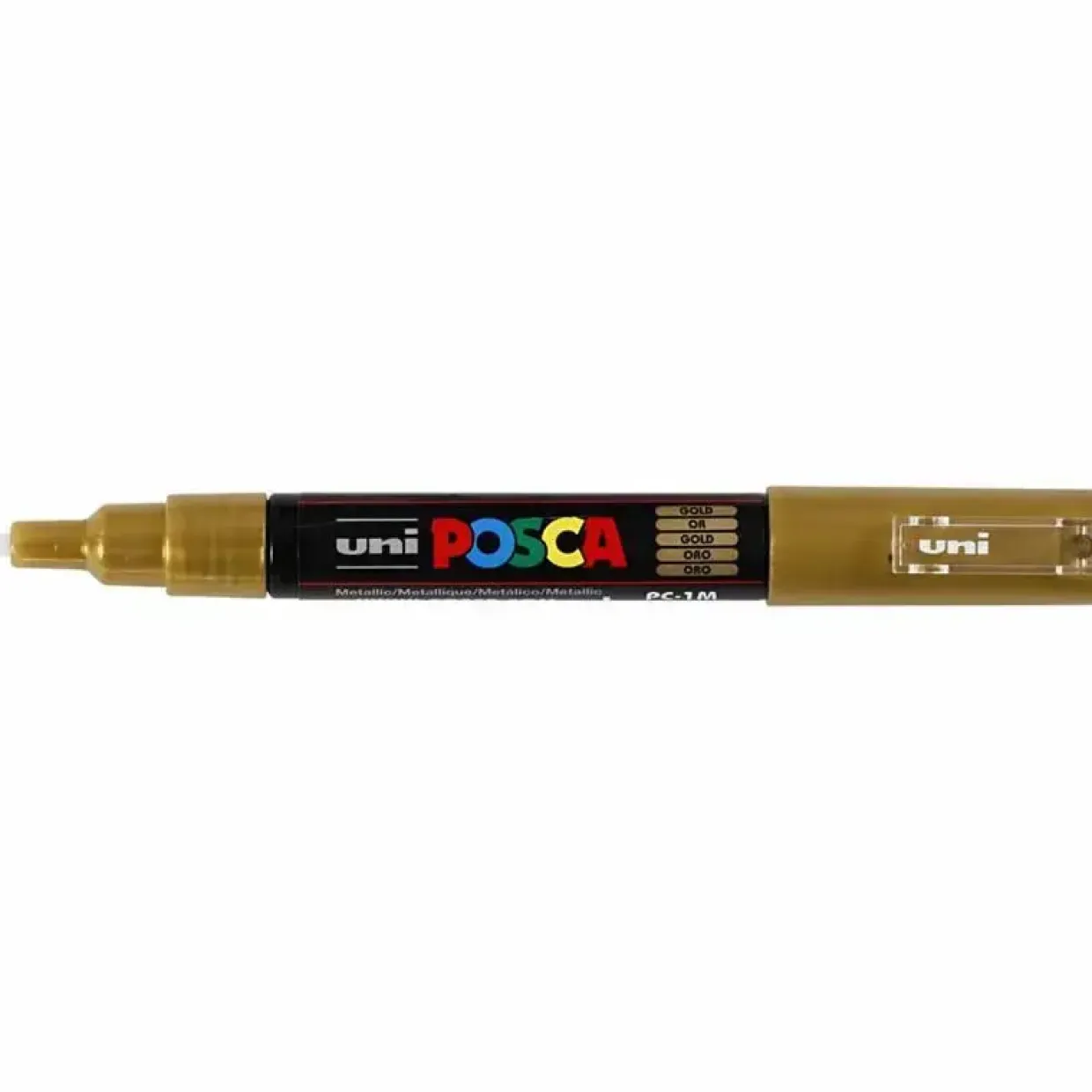 Posca tusser stregtykkelse: 0,7 mm PC-1M gold - extra-fine