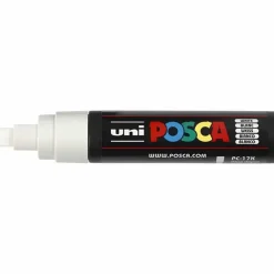 Posca tusser, stregtykkelse: 15 mm, PC-17K , white, extra broad, 1stk.
