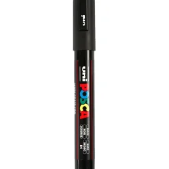 Posca tusser, stregtykkelse: 2,5 mm, PC-5M , black, medium, 1stk.