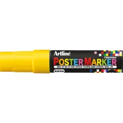Postermarker - Artline 12 - Gul - 12 mm - Vandbaseret