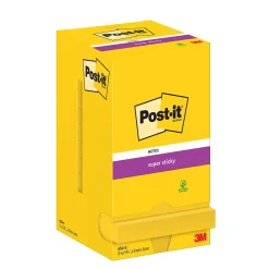 Post-it blok Super Sticky ultragul 76x76mm 12blk/pak