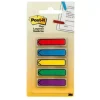 Postit indexfaner pile i 5 farver