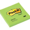 Post-it Notes neon grøn - 76 x 76 mm