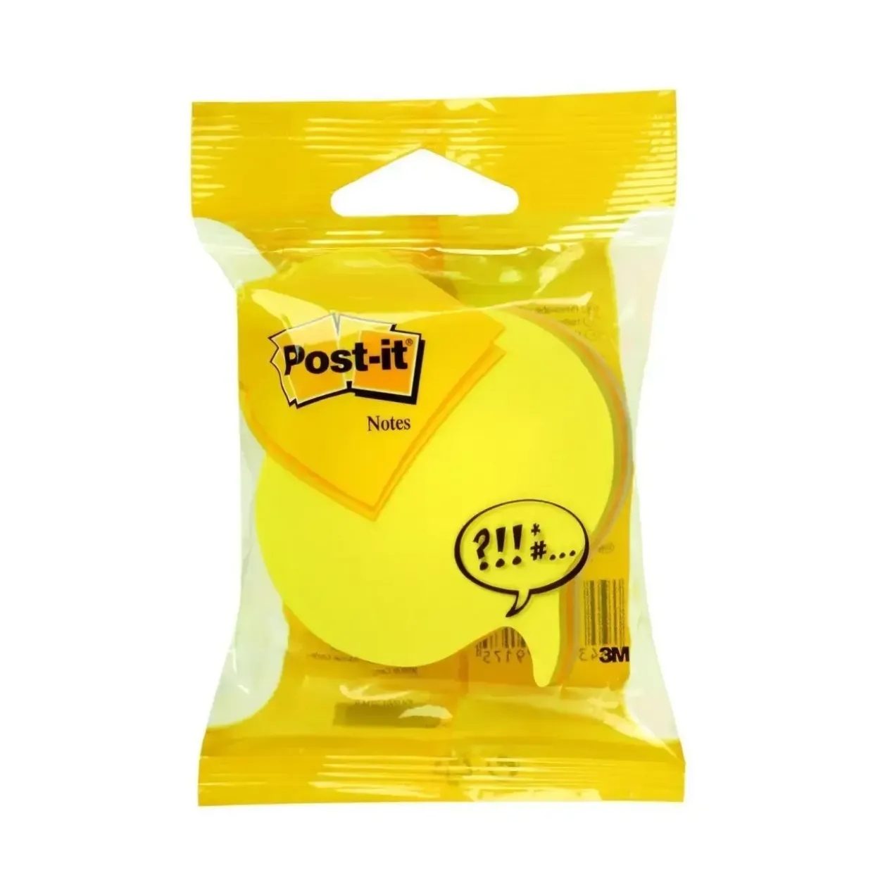 Post it Notes "taleboble" - 1 blok á 225 notes i 3 farver