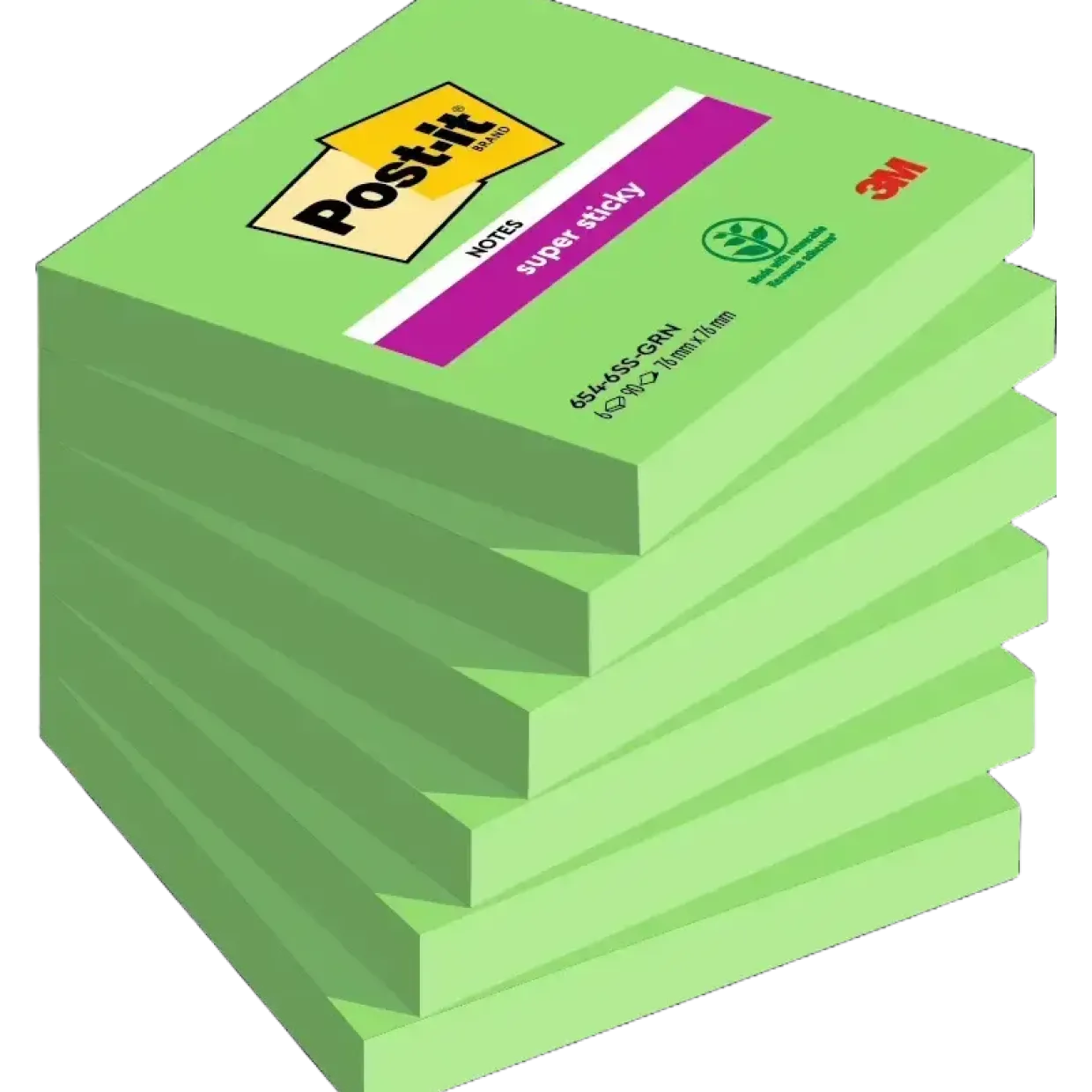 Post-it Super Sticky Notes - Asparges grøn