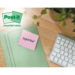 Post-it Super Sticky Recycle Assorteret 76x76mm 14+4blk - 8 stk