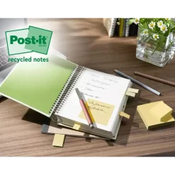 Post-it Super Sticky Recycle Canarygul 47,6x47,6mm 12blk - 24 stk