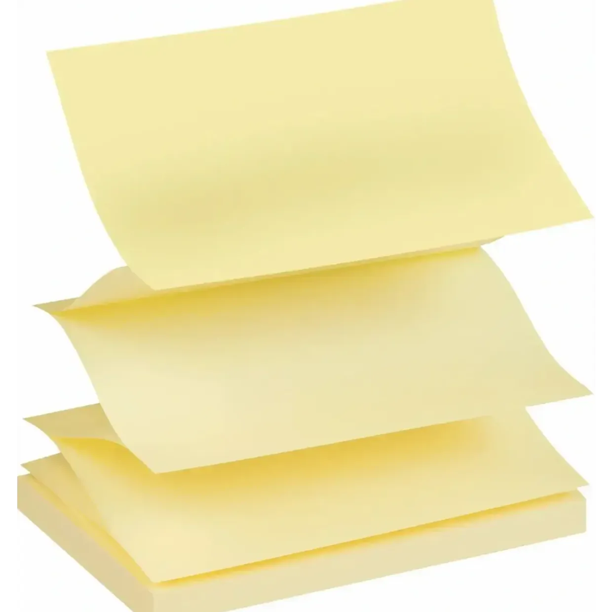 Post-it Z-Notes - 127 x 76 mm - Canarygul - 12 stk