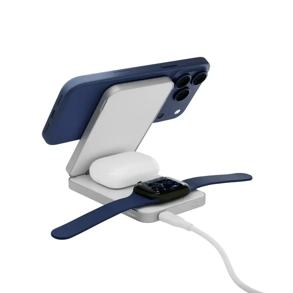 Power Bank - Dbramante1928 re-charge - 8K WL - 3in1 - Qi1.3 Hvid