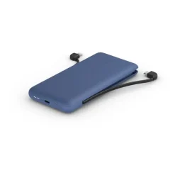 Powerbank med Integrerede Kabler 10K PD - Belkin - USB-C og Lightning