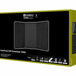 Powerbank Sandberg SolarPanel 22W 10000 Sort
