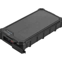 Powerbank - Sandberg - Solar Powerbank - CampLED - 10000 - Sort