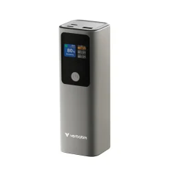 Powerbank, Verbatim, Charge 'n' Go Power Bank 27000mAh 183W, grå