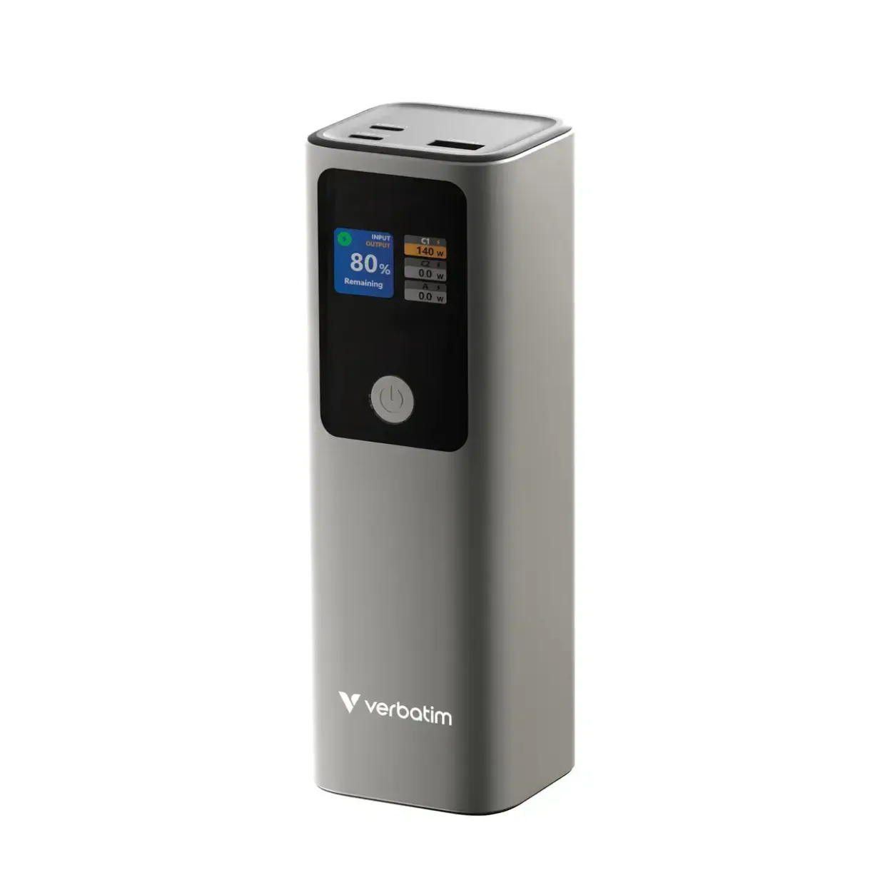 Powerbank, Verbatim, Charge 'n' Go Power Bank 27000mAh 183W, grå