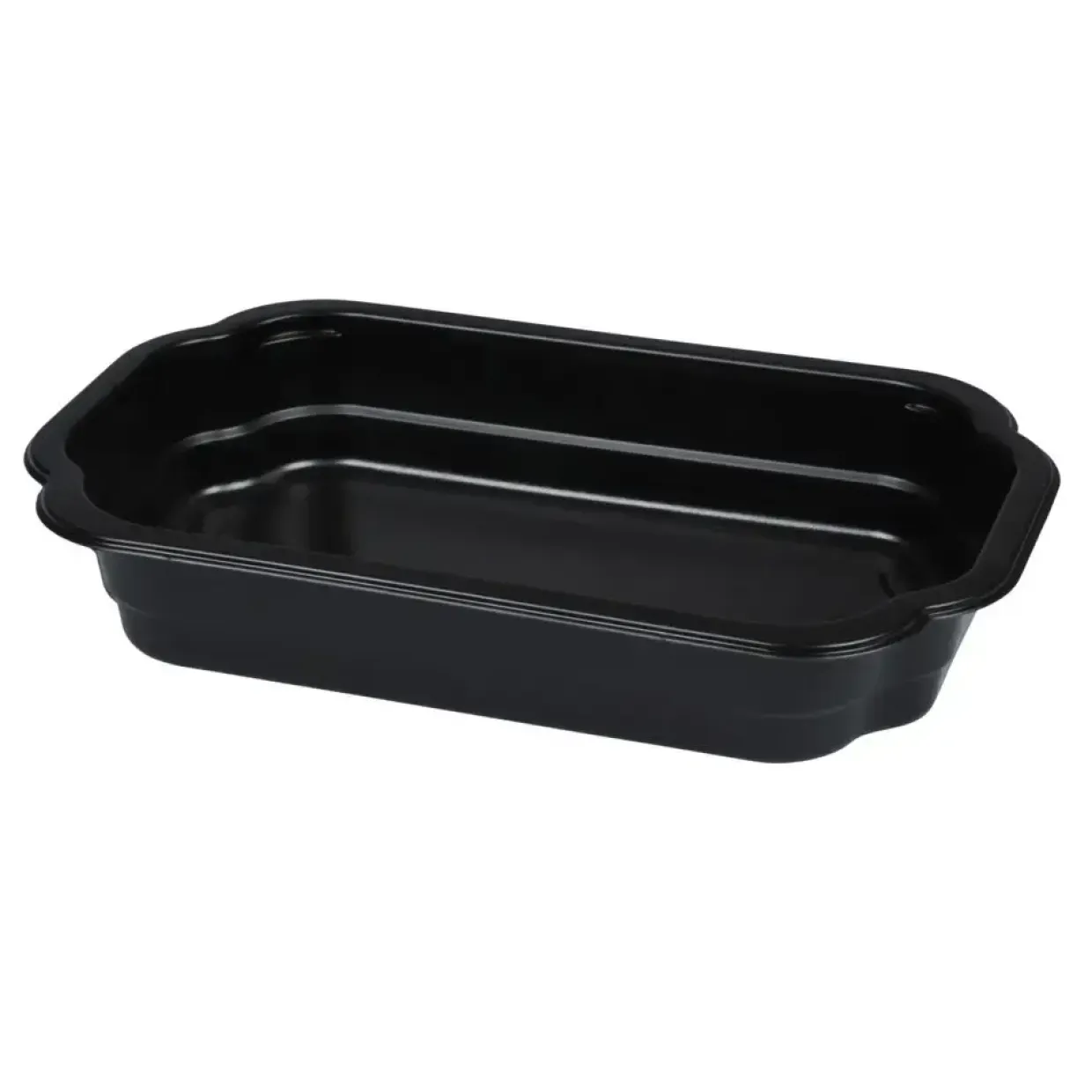 PP take away emballage, sort, 1-rums, polypropylen, 1200 ml, - 246 stk