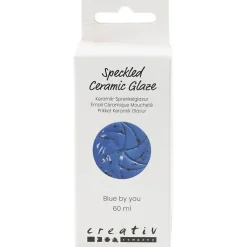Prikket Keramikglasur, 999-1060 °C, dækkende, Blue by You, 60 ml/ 1 ds.