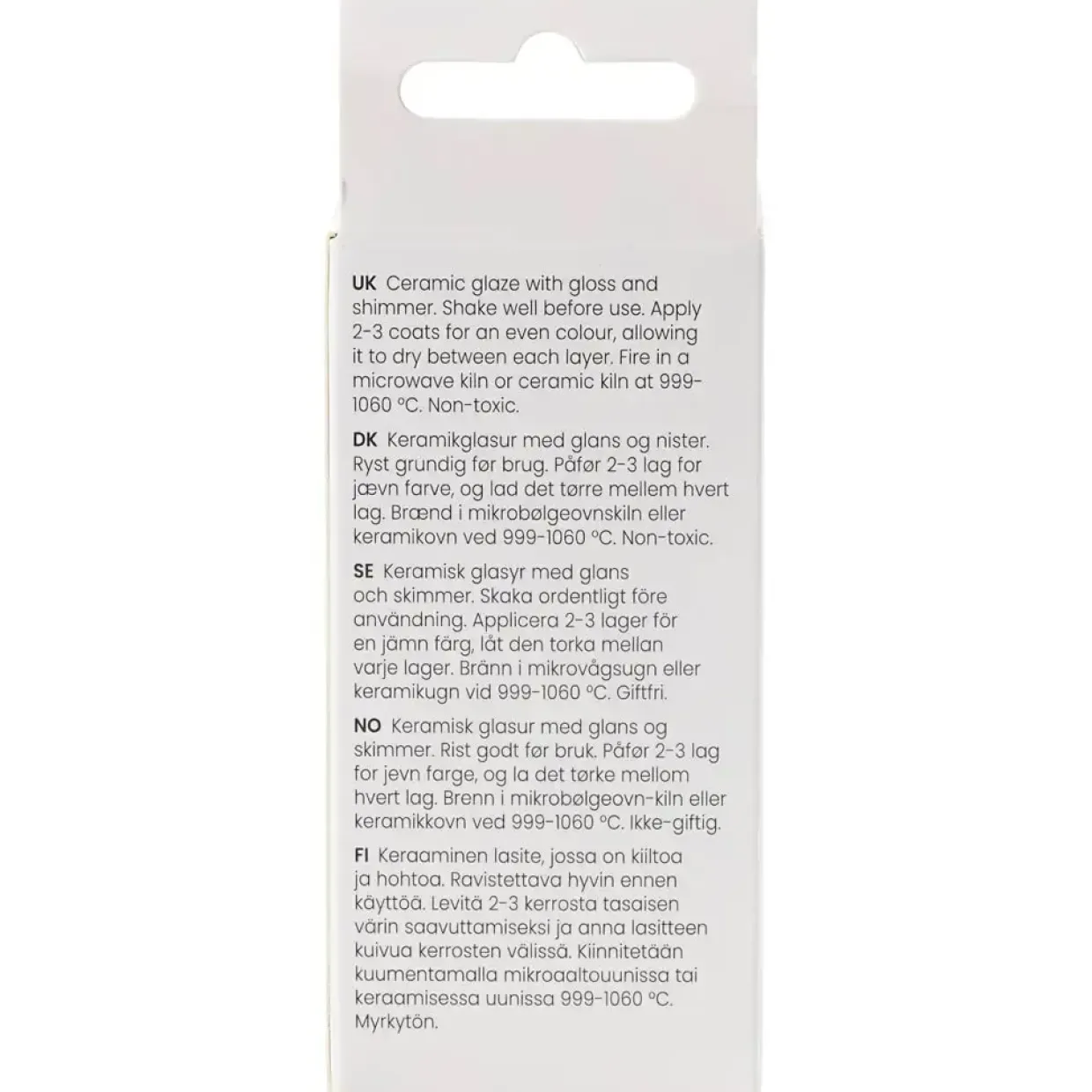 Prikket Keramikglasur, 999-1060 °C, dækkende, Blue by You, 60 ml/ 1 ds.