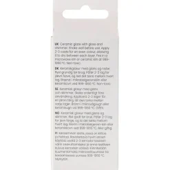Prikket Keramikglasur, 999-1060 °C, dækkende, Tusk Tusk, 60 ml/ 1 ds.