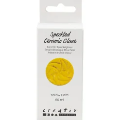 Prikket Keramikglasur, 999-1060 °C, dækkende, Yellow Haze, 60 ml/ 1 ds.