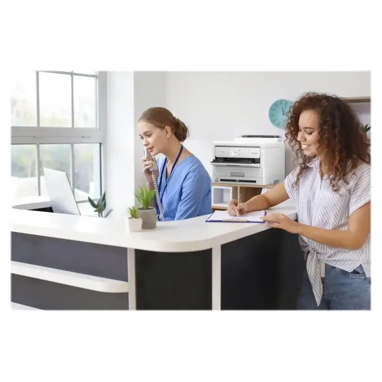 Printer - Epson WorkForce Pro WF-M5399DW - Mono - 40 ppm - Duplex - Grå