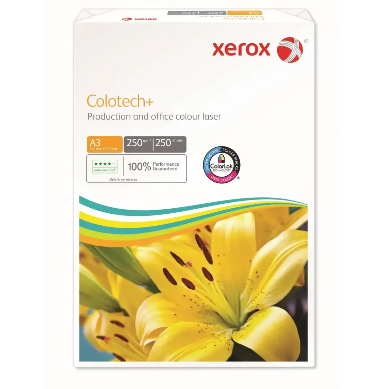 Printerpapir - Xerox Colotech+ - A4 - Ekstra hvid - 250 ark