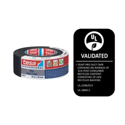 PRO duct tape - Tesa 74613 - 25 m x 50 mm - Grå - 6 stk