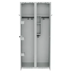 PRO Garderobeskab Komb. A - 800 x 550 x 1752 - Grå