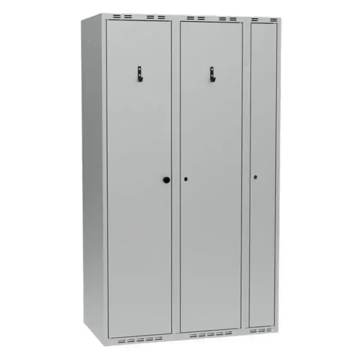 PRO Garderobeskab Komb. B - 1000 x 550 x 1752 - Grå