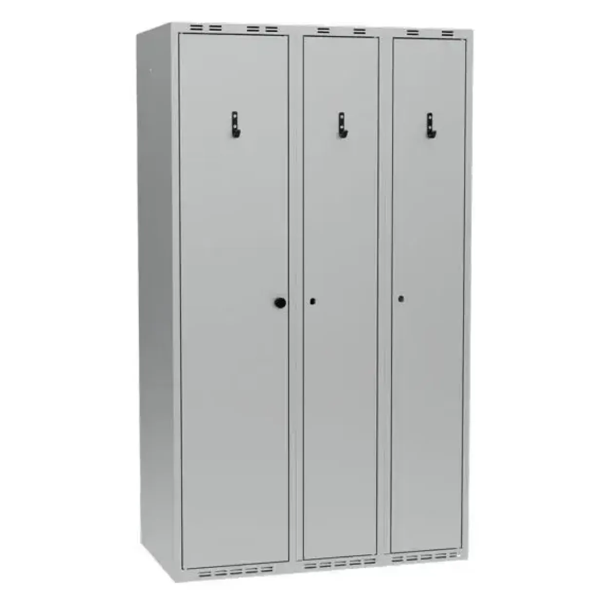 PRO Garderobeskab Komb. C - 1000 x 550 x 1752 - Grå