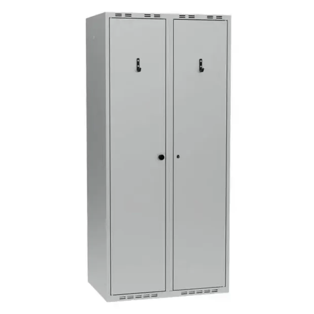 PRO Garderobeskab Komb. E - 800 x 550 x 1752 - Grå