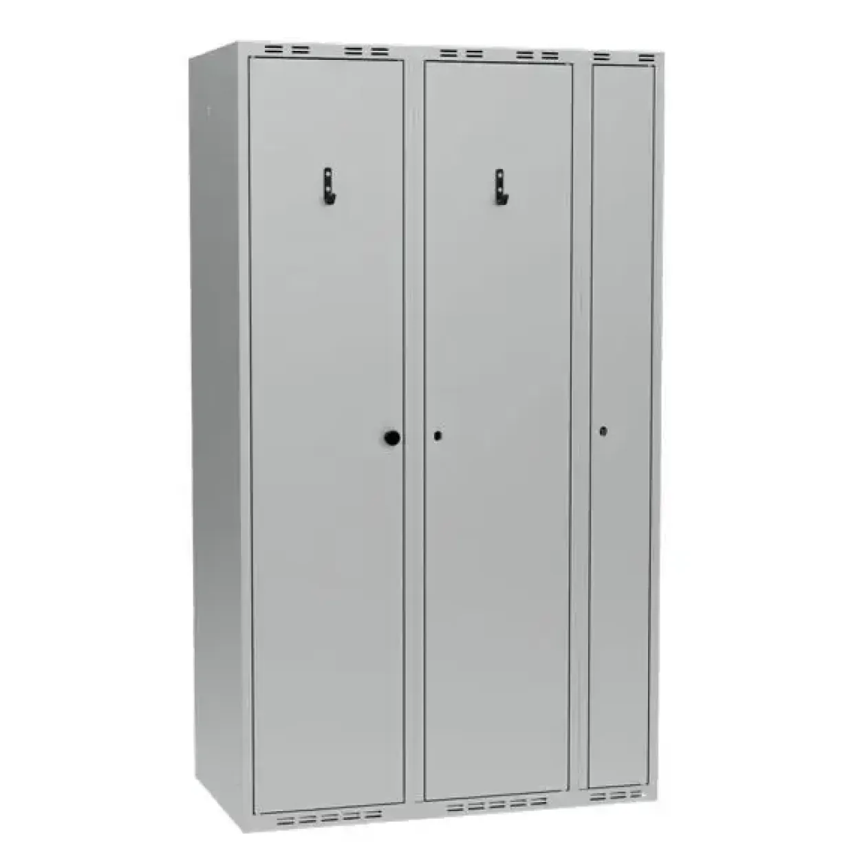 PRO Garderobeskab Komb. F - 1000 x 550 x 1752 - Grå