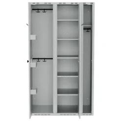 PRO Garderobeskab Komb. F - 1000 x 550 x 1752 - Grå