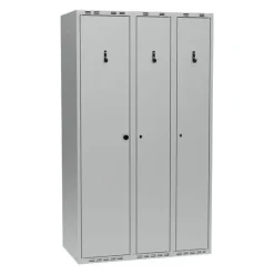 PRO Garderobeskab Komb. G - 1000 x 550 x 1752 - Grå