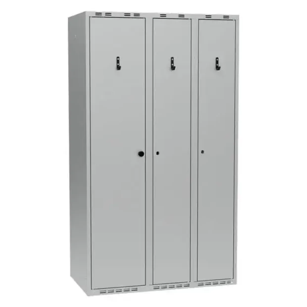 PRO Garderobeskab Komb. G - 1000 x 550 x 1752 - Grå
