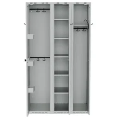 PRO Garderobeskab Komb. G - 1000 x 550 x 1752 - Grå