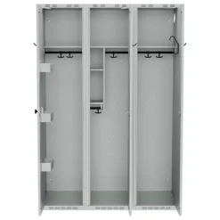 PRO Garderobeskab Komb. G - 1000 x 550 x 1752 - Grå