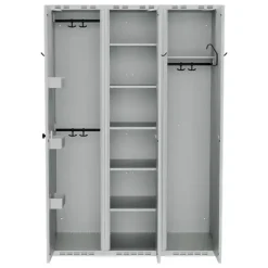 PRO Garderobeskab Komb. H - 1200 x 550 x 1752 - Grå