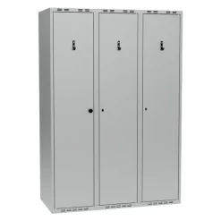PRO Garderobeskab Komb. H - 1200 x 550 x 1752 - Grå