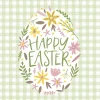 Påskeservietter Happy Easter L: 33 cm str. 33x33 cm - 20 stk pr pakke