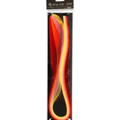 Quillingpapir B: 5 mm L: 78 cm 120 gram | 100 assorteret stk.