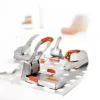 Rapid Hæftemaskine 5080e el t/80ark sølv/orang