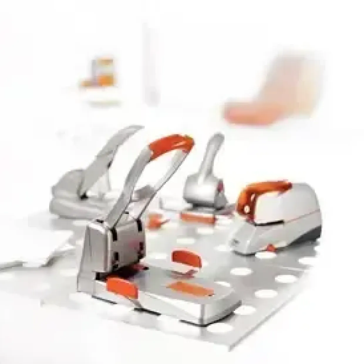 Rapid Hæftemaskine 5080e el t/80ark sølv/orang