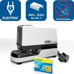 Rapid hæftemaskine Pro R90E stapler electrical 30 sheets White