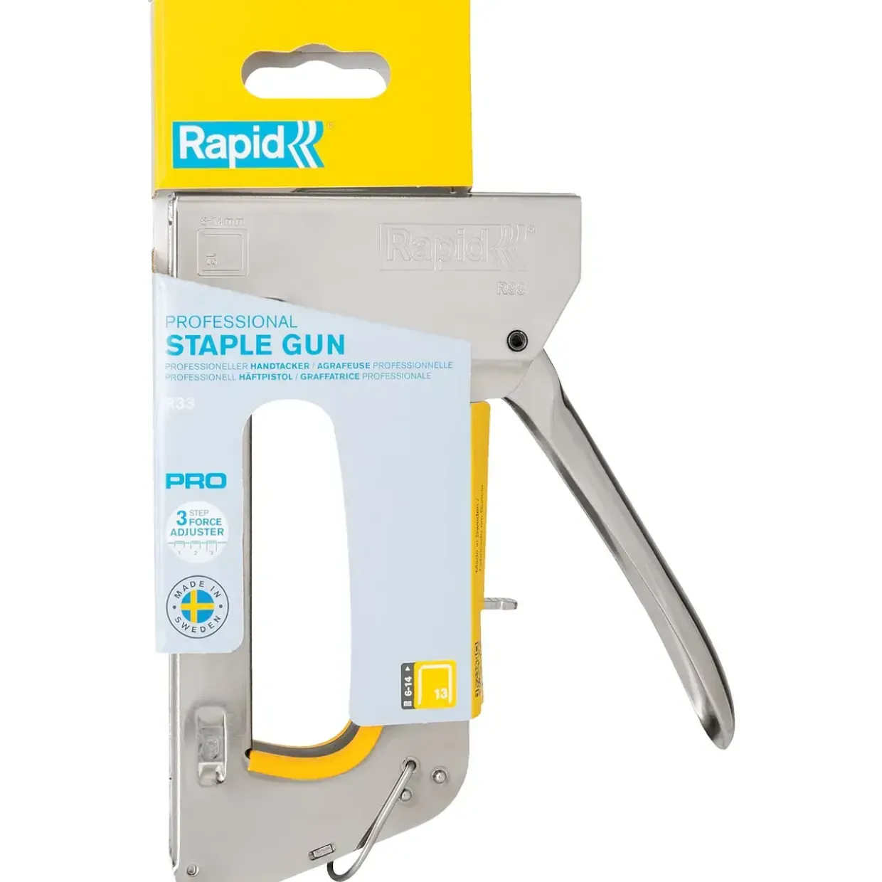 Rapid Hæftepistol R33E pro 13/6-13/14 stål