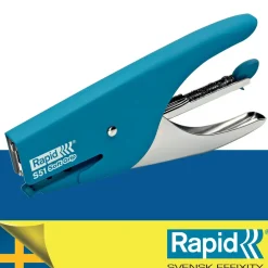 Rapid hæftetang plier S51 15 sheets Soft Grip Nordic Blue