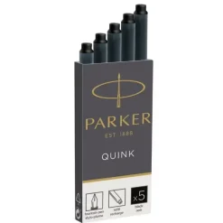 Refill til Parker fyldepen - Sort blæk S0881570 - 5 stk REFILLER