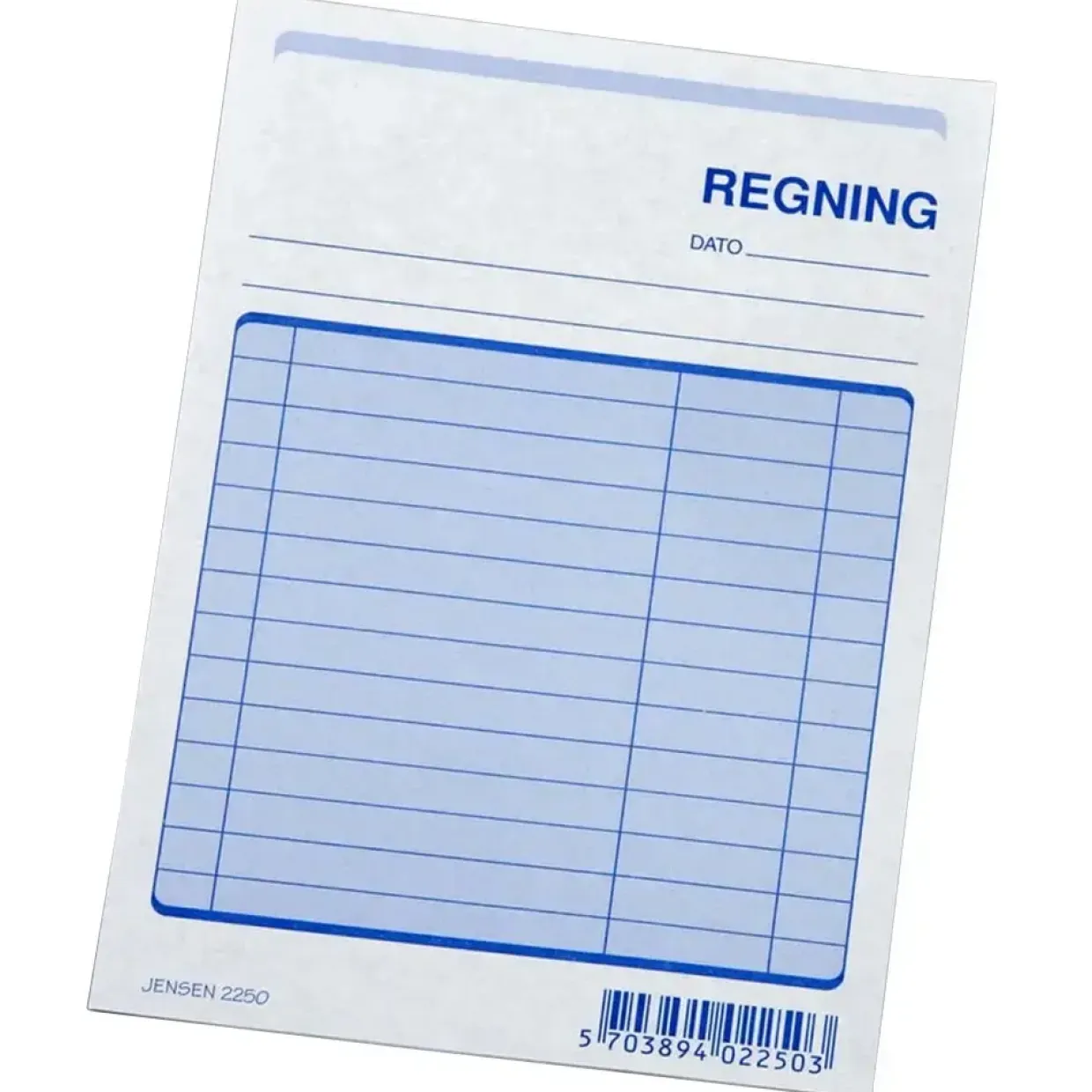 Regningsblok nr. 2250 148 x 105 mm toplimet - 100 blade